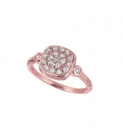 Jewelmi Custom 14k Rose Gold Diamond Ring