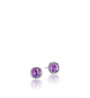 Tacori Sterling Silver Gemma Bloom Gemstone Stud Earring - SE15401