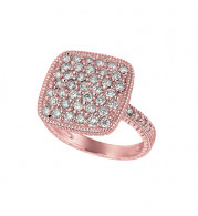Jewelmi Custom 14k Rose Gold Diamond Ring
