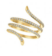 Jewelmi Custom 14k Yellow Gold Diamond Ring