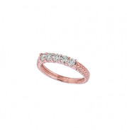 Jewelmi Custom 14k Rose Gold Diamond Ring