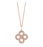 Jewelmi Custom 14k Rose Gold Diamond Necklace