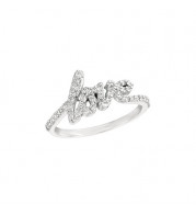 Jewelmi Custom 14k White Gold Diamond Ring