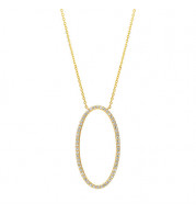Jewelmi Custom 14k Yellow Gold Diamond Necklace