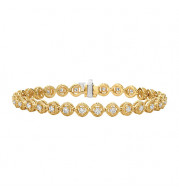 Jewelmi Custom 14k Yellow Gold Diamond Bracelet