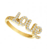 Jewelmi Custom 14k Yellow Gold Diamond Ring