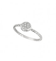 Jewelmi Custom 14k White Gold Diamond Ring