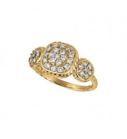Jewelmi Custom 14k Yellow Gold Diamond Ring