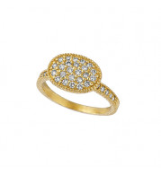 Jewelmi Custom 14k Yellow Gold Diamond Ring