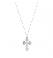 Jewelmi Custom 14k White Gold Diamond Necklace
