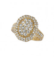 Jewelmi Custom 14k Yellow Gold Diamond Ring