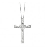 Jewelmi Custom 14k White Gold Diamond Necklace
