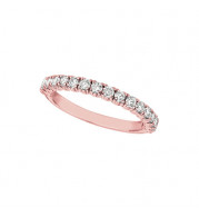 Jewelmi Custom 14k Rose Gold Diamond Stackables Ring