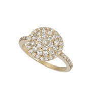 Jewelmi Custom 14k Yellow Gold Diamond Ring