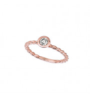 Jewelmi Custom 14k Rose Gold Diamond Ring