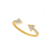 Jewelmi Custom 14k Yellow Gold Diamond Ring
