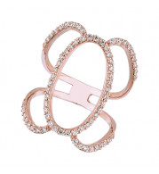 Jewelmi Custom 14k Rose Gold Diamond Ring