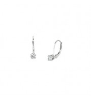 Jewelmi Custom 14k White Gold Diamond Earrings