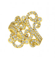 Jewelmi Custom 14k Yellow Gold Diamond Ring