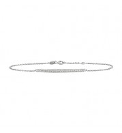 Jewelmi Custom 14k White Gold Diamond Bracelet