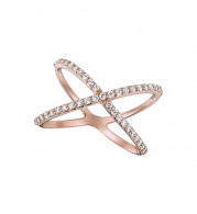 Jewelmi Custom 14k Rose Gold Diamond Ring
