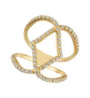 Jewelmi Custom 14k Yellow Gold Diamond Ring