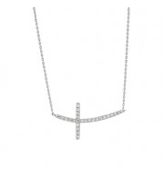 Jewelmi Custom 14k White Gold Diamond Necklace