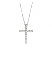 Jewelmi Custom 14k White Gold Diamond Necklace