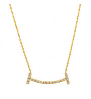 Jewelmi Custom 14k Yellow Gold Diamond Necklace