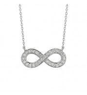 Jewelmi Custom 14k White Gold Diamond Necklace