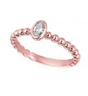 Jewelmi Custom 14k Rose Gold Diamond Ring