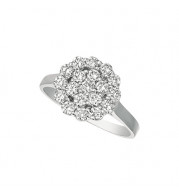 Jewelmi Custom 14k White Gold Diamond Ring