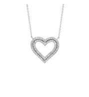 Jewelmi Custom 14k White Gold Diamond Necklace