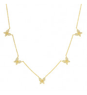 Jewelmi Custom 14k Yellow Gold Diamond Necklace