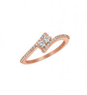 Jewelmi Custom 14k Rose Gold Diamond Ring
