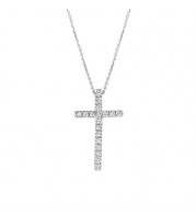 Jewelmi Custom 14k White Gold Diamond Necklace