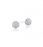 Tacori Sterling Silver Sonoma Mist Diamond Stud Earring - SE225