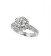 Jewelmi Custom 14k White Gold Diamond Ring