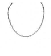 Jewelmi Custom 14k White Gold Diamond Necklace