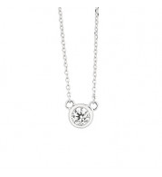 Jewelmi Custom 14k White Gold Diamond Necklace
