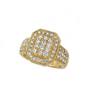 Jewelmi Custom 14k Yellow Gold Diamond Ring