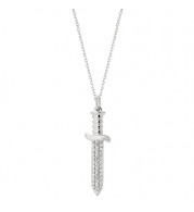 Jewelmi Custom 14k White Gold Diamond Necklace