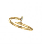 Jewelmi Custom 14k Yellow Gold Diamond Ring