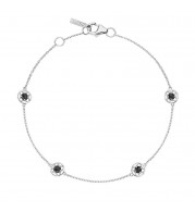 Tacori Sterling Silver Petite Gemstones Women's Bracelet - SB23019