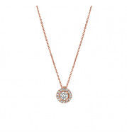 Jewelmi Custom 14k Rose Gold Diamond Necklace