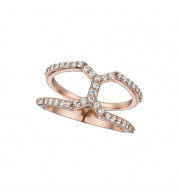 Jewelmi Custom 14k Rose Gold Diamond Ring