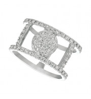 Jewelmi Custom 14k White Gold Diamond Ring