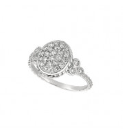 Jewelmi Custom 14k White Gold Diamond Ring