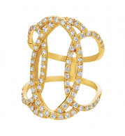 Jewelmi Custom 14k Yellow Gold Diamond Ring