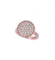 Jewelmi Custom 14k Rose Gold Diamond Ring